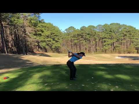 Video of Golf practice shots 