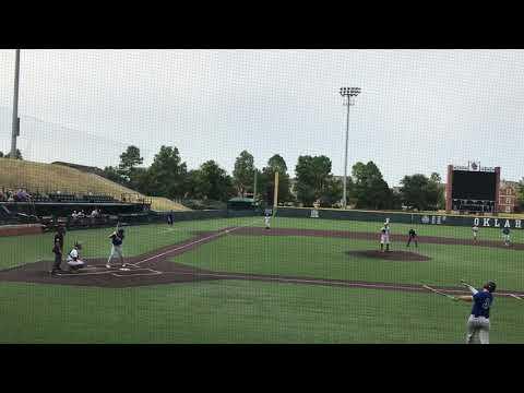 Video of Ground Rule Double at Okla Univ 8-2-2019