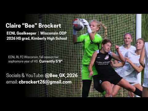 Video of 2023 ECNL Fall Season Highlights - Bee's sophomore year