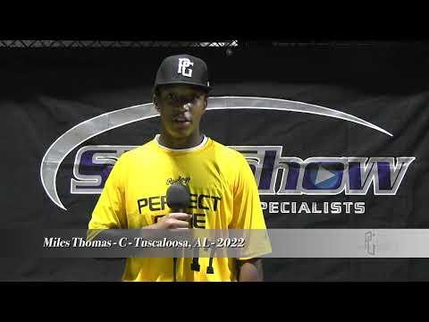 Video of Miles Thomas - C - Tuscaloosa, AL - 2022