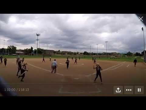 Video of Heather Johnson 2021 LHP/1B - Grand Slam vs CA Irvine Sting - June 30 2018 - Colorado IDT