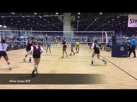 Video of Alivia Larson #29 - 2018 AAU Nationals