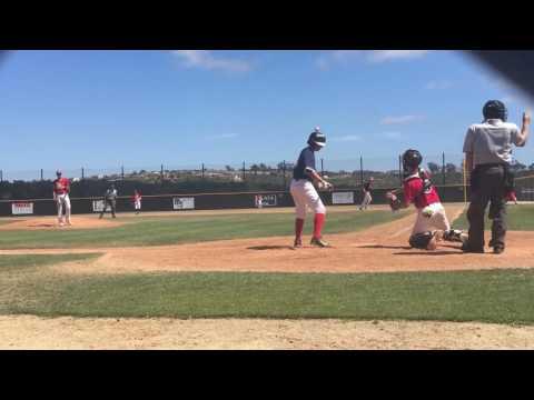 Video of DANTE SCHMID - USABF 16u SEMIFINALS 7/4/2016