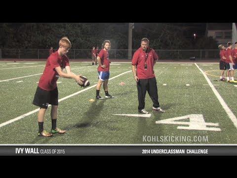 Video of Kohl's kicking/ Ivy Wall/ Top National Prospect 