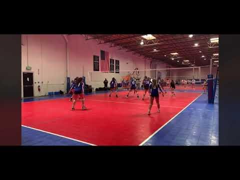 Video of Carmelina Infante #11 OH defensive highlights (blue and white jersey)