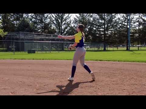 Video of Amiyah's softball demo 5/9/23