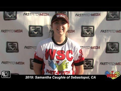 Video of 2019 Samantha Caughie Outfield Softball Skills Video- WSC