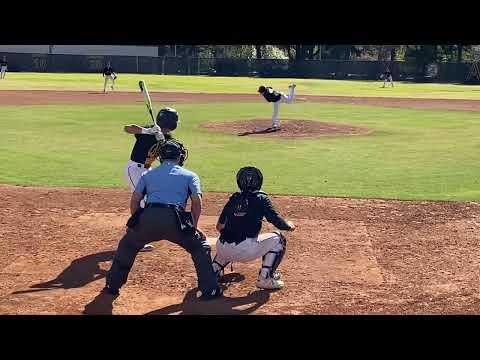 Video of Gabriel pitching on 2/12/2022 vs. Santa Fe High