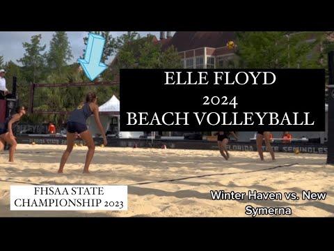 Video of Elle Floyd 2024 Beach Volleyball FHSAA STATE CHAMPIONSHIP 