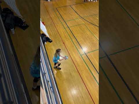 Video of Jamie #13 serve from above