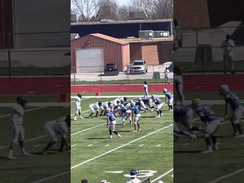 Video of 2021 #55 Burton sacks QB