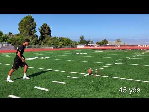 Video of Andre Meono 2018 Summer Kicking Workout Drills / Camp