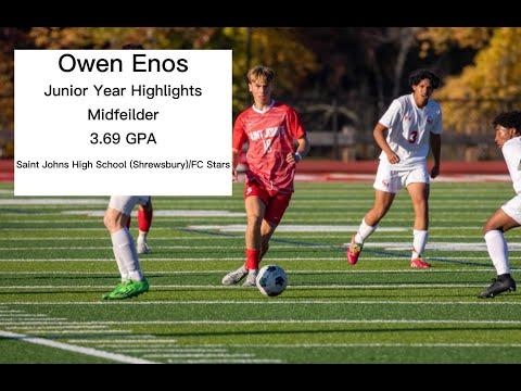 Video of Owen Enos junior year highlights