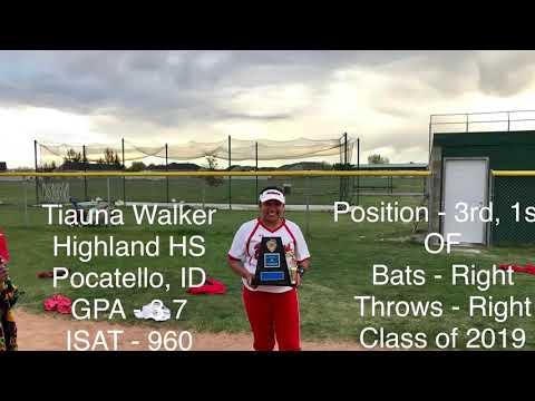 Video of Tiauna Walker Class of 2019 3rd/1st/OF