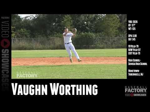Video of Vaughn Worthing - Baseball Factory Academic All-American Tournament 12/2/23
