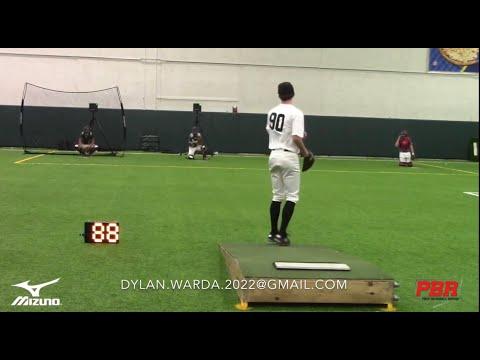 Video of Dylan Warda (2022-LHP) 88 mph
