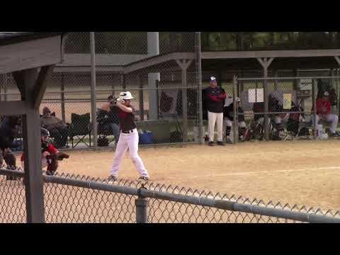 Video of Cody Cato Cage Toss EV 84.4, Game Footage from early HS season