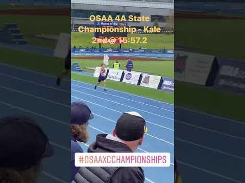 Video of Kale’s 2nd Place Finish 2019 OSAA XC 4A Championship 