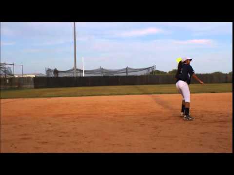 Video of fielding grounders 