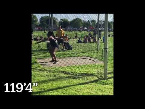 Video of Danielle Meribe Discus Highlights 2022 Season