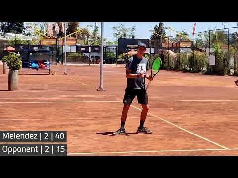 Video of Rocco Melendez Match with UTR 12