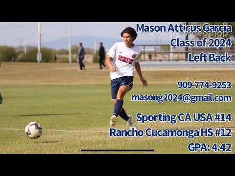 Video of Mason Garcia 2024 LB Soccer College ID Video