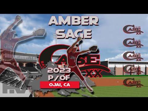 Video of 2023 Amber Sage  Pitcher and Outfield, Softball Skills Video - Case Batbusters