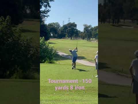 Video of Tournament 8 iron 150 yds