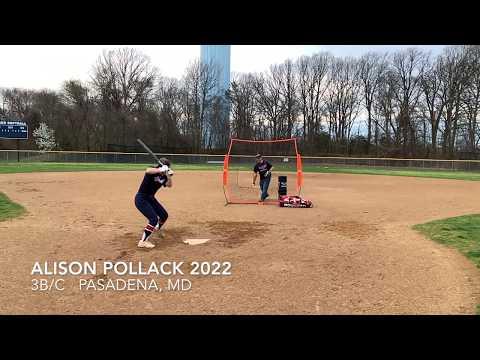 Video of Alison Pollack, 2022, Hitting