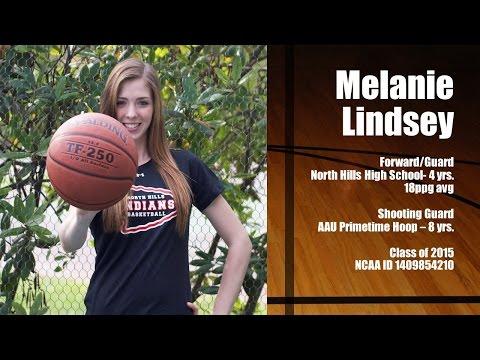 Video of Melanie Lindsey Class 2015- All Conference 1st Team - #2 Scorer in Conference - #4 Scorer WPIAL Quad A (29 Teams) - #22nd in WPIAL (131 teams) -  22 Games- 387 pts - 17.6 ppg – 229/10.4 rebounds - 157 - 7.1 steals