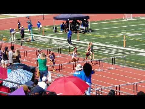 Video of 2018 Region 3 championship 100mh 14.36