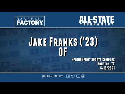 Video of Jake Franks-Baseball Factory All-State Tournament-06/18/21