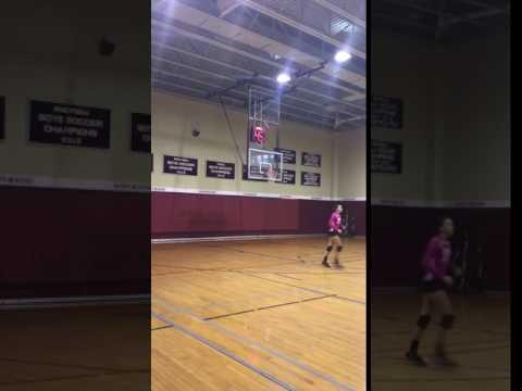 Video of Kacey jump serve 2016