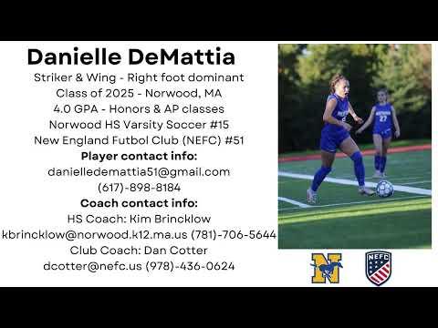 Video of Danielle DeMattia Spring 2023 highlights - NEFC