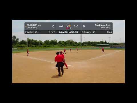 Video of Catcher Defense - caught stealing 