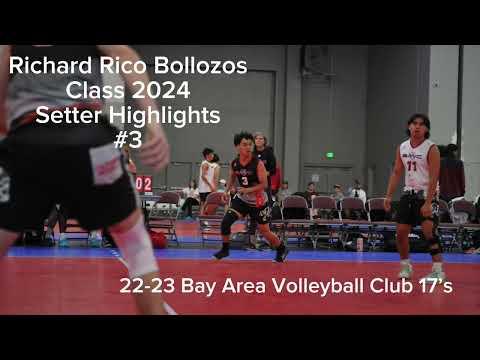 Video of Richard Rico Bollozos Setter Highlights