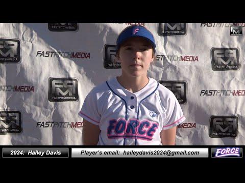 Video of Hailey Davis RHP/1st Base 
