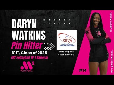 Video of Daryn Watkins c/o 2025, 6' 1" Pin Hitter-M2 16-1 National SRVA Regional Championships 2023