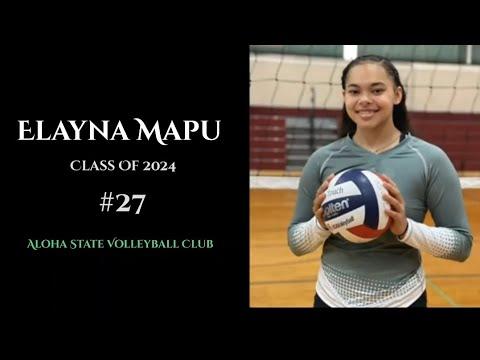 Video of Elayna Mapu 2024 OPP/OH from Hawaii