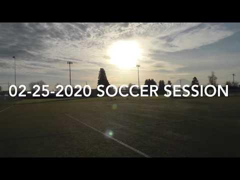Video of Soccer session 02/25/2020