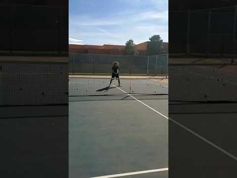 Video of Forehand and Backhand Volleys