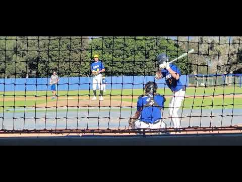 Video of Jacob Jacome 2023 RHP at UCSB on 1/22/22