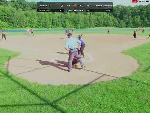 Video of Lia Repole 2026 (LHP) hits 2 out 2 rbi double