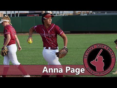 Video of Scout Softball - Anna Page - 2018 All-American Games Highlights