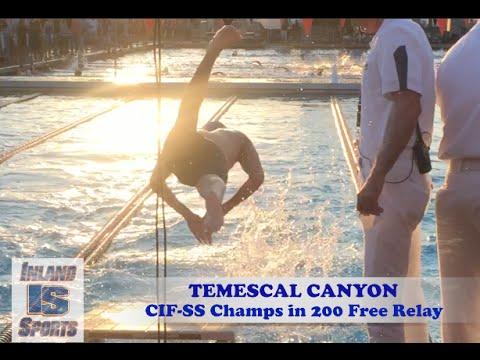 Video of 200 Free and 400 Free relays