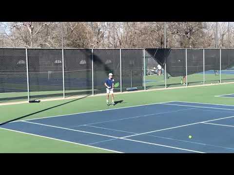 Video of Practicing with college player UTR 11