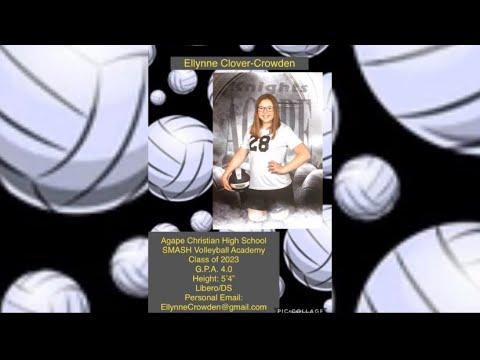 Video of ELLYNNE CROWDEN | CLUB VOLLEYBALL HIGHLIGHTS | SVBA 15s