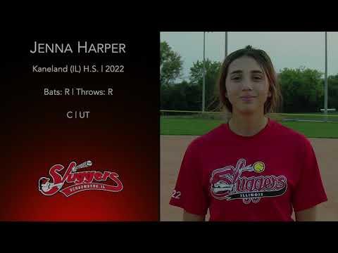 Video of Jenna Harper 2022 Kaneland High School Catcher/3B/1B/Utility