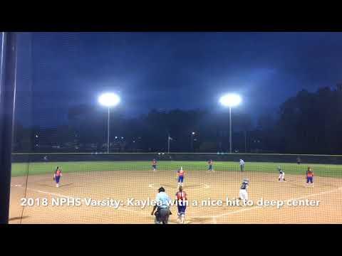 Video of 2018 NPHS Varsity 🥎:Some Of Kaylea’s Hits as 7th grade Starting VARSITY 