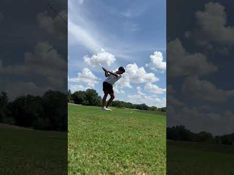 Video of 7 iron shot from 180 yards out